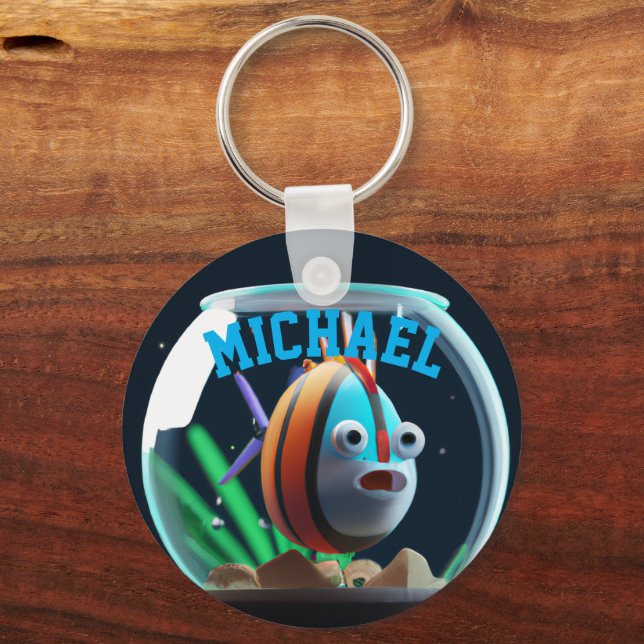 CHAVEIRO PEIXE GRANDE E FOFO PERSONALIZADO PARA AMANTES DE  (Frente)