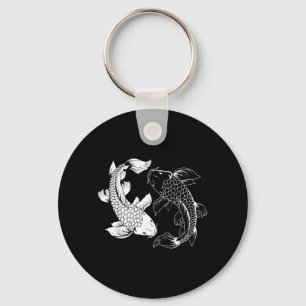 Chaveiro Peixe Koi Japonês Yin e Yang