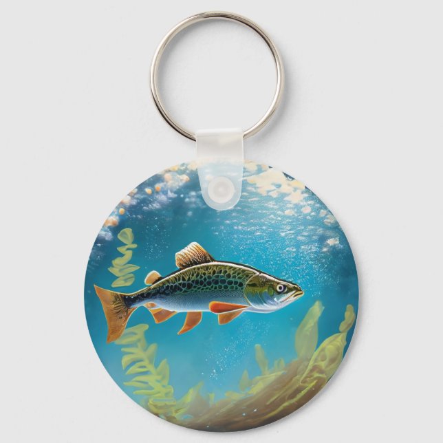 Chaveiro Peixe-mosca Arco-Íris (Frente)