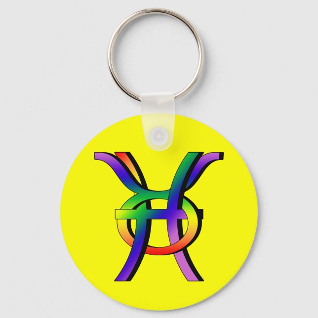 Chaveiro PEIXES GLBT e Taurus (Frente)