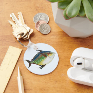 Chaveiro Peixes Tropicais Opaques, Animais Aquáticos Marinh