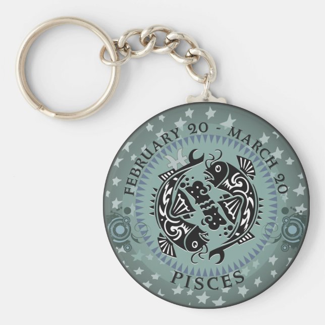 Chaveiro Peixes Zodiac (Frente)