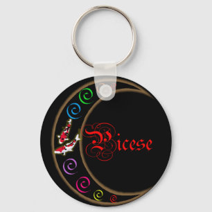 Chaveiro Peixes Zodiac Moon