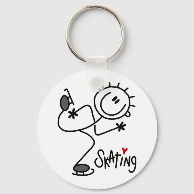 Chaveiro Pelo amor aos Camisetas e presentes de patinação (Frente)