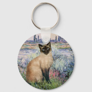 Chaveiro Pelo Sena - Selo-Ponto Selo Gato Siamês