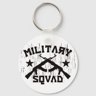 Chaveiro Pelotão militar AK47 - preto