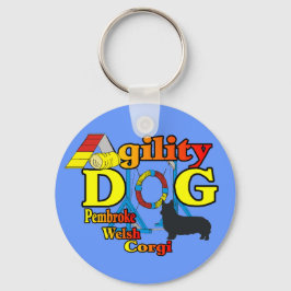 Chaveiro Pembroke Welsh Corgi Agilidade Shirts Dons