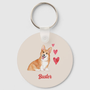 Chaveiro Pembroke Welsh Corgi - Pet Personalizável