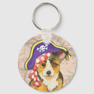 Chaveiro Pembroke Welsh Corgi Pirate