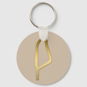 Chaveiro Pena do símbolo do egípcio de Maat