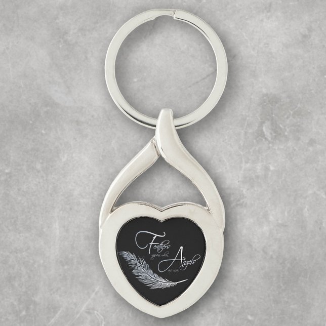 Chaveiro Penas aparecem quando os anjos estão próximos (Criador carregado)