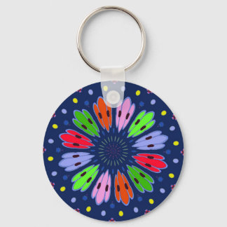 Chaveiro Penas de Peacock