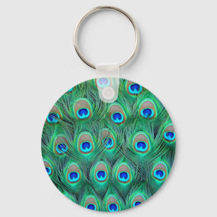 Chaveiro Penas de Peacock