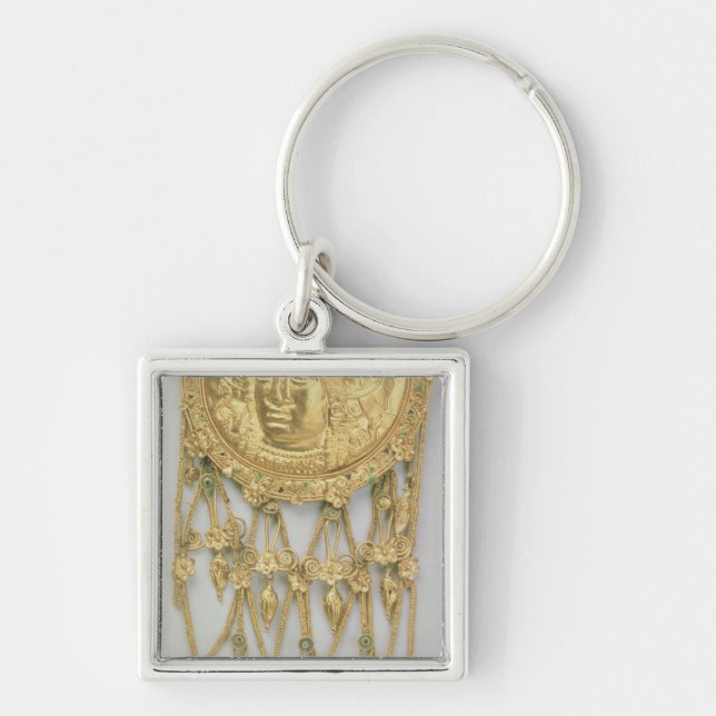 Chaveiro Pendente com a cabeça de Athena Parthenos (Frente)