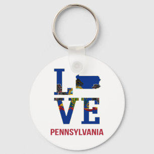Chaveiro Pennsylvania State Love USA