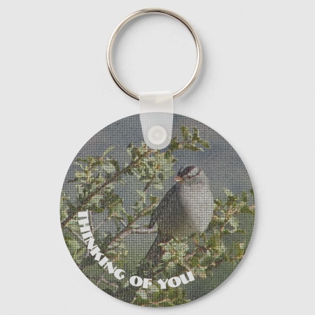 Chaveiro Pensando no seu pequeno amigo do Mosaico (Frente)