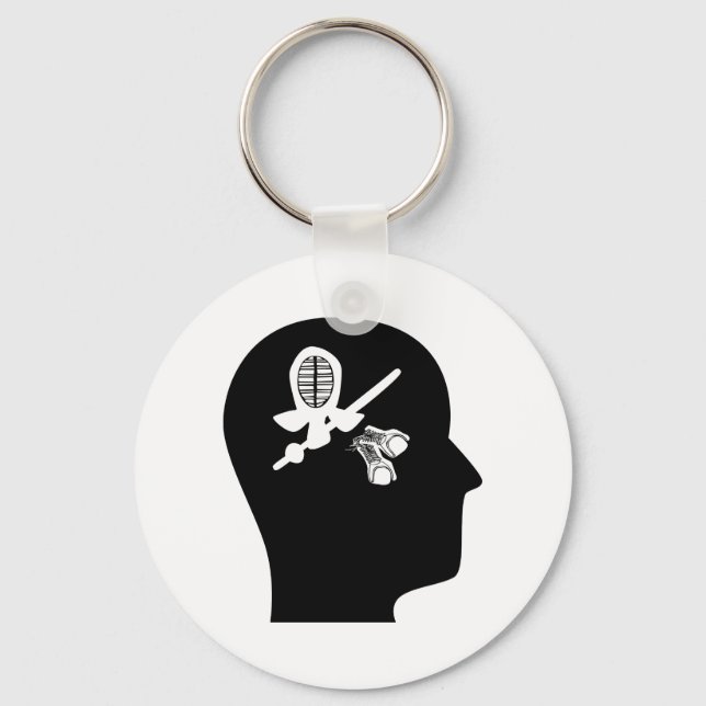 Chaveiro Pensando Sobre Kendo (Frente)