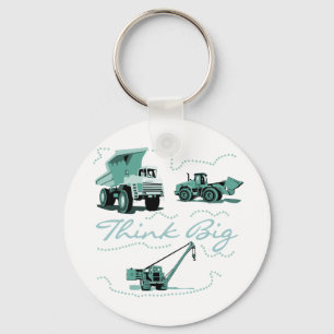 Chaveiro Pense T-merdas e presentes grandes da construção