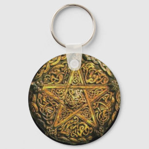 Chaveiro Pentacle Dourado