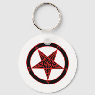 Chaveiro Pentagram de Baphomet
