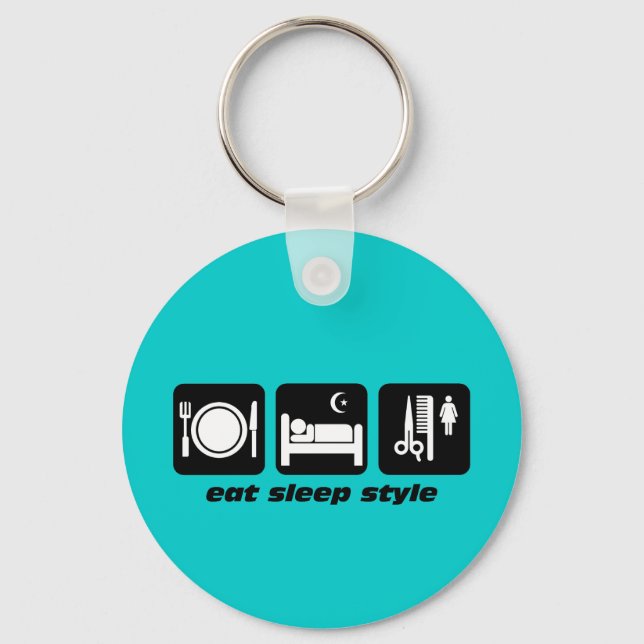 Chaveiro Penteado engraçado (Frente)