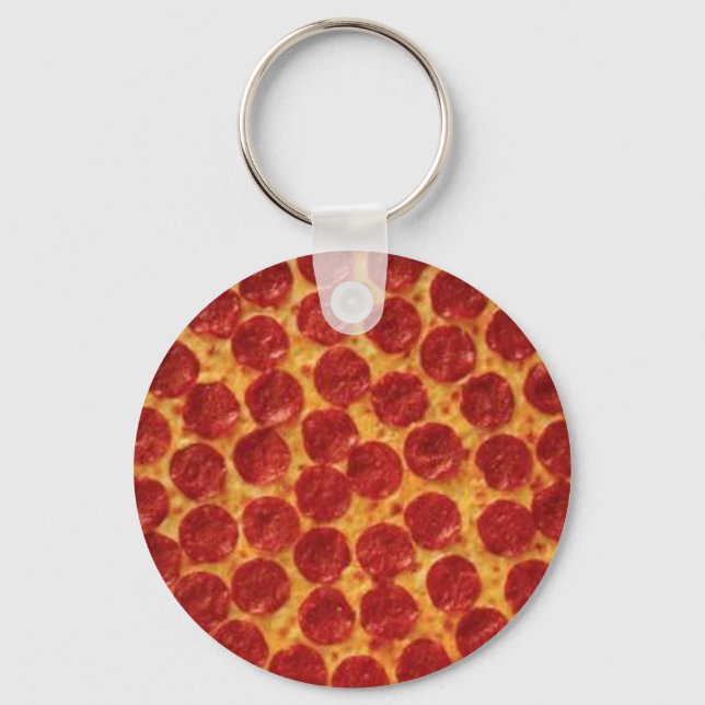 Chaveiro Pepperoni Pizza (Frente)