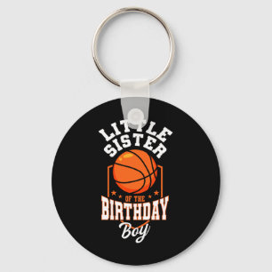 Chaveiro Pequena Irmã Do Tema Bysketbyll Do Aniversário