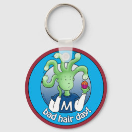 Chaveiro Pequena Medusa. Dia do Cabelo Mau!