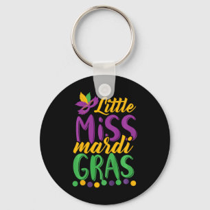 Chaveiro Pequena Senhorita Mardi Gras Mardi Gras Engraçado
