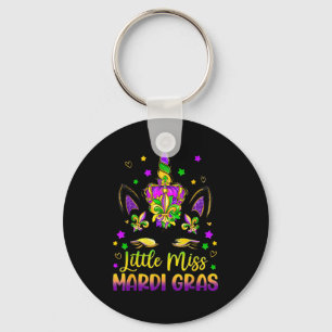 Chaveiro Pequena Senhorita Mardi Gras Princesa Unicórnio Me