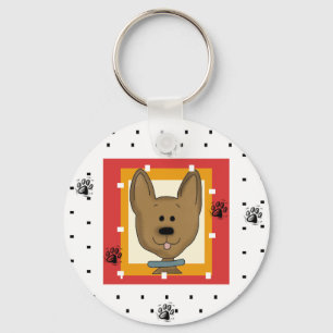 Chaveiro Pequenos Camisetas e presentes castanhos