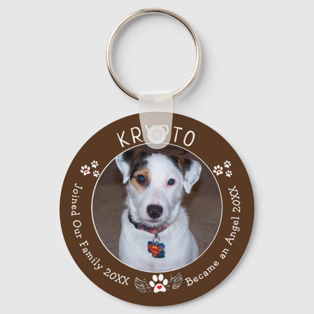Chaveiro Perda Personalizada de Pet - Memorial Personalizad (Frente)