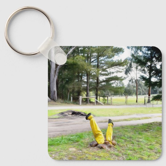 Chaveiro Perdido no Jardim de novo (Frente)