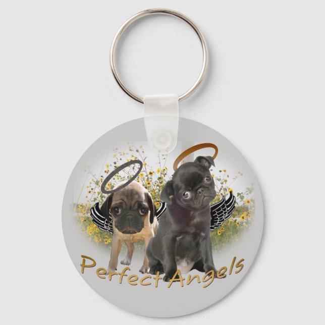 Chaveiro Perfect Angel Pugs (Frente)