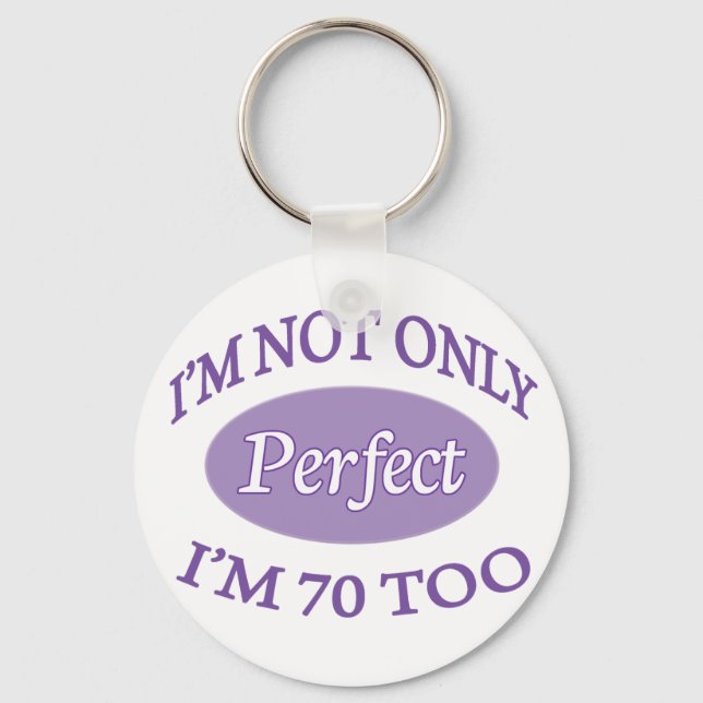 Chaveiro Perfeito Com 70 Anos (Frente)
