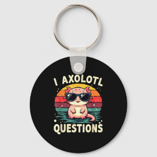 Chaveiro Perguntas do Axolote Eu Fofas Engraçadas Design Re