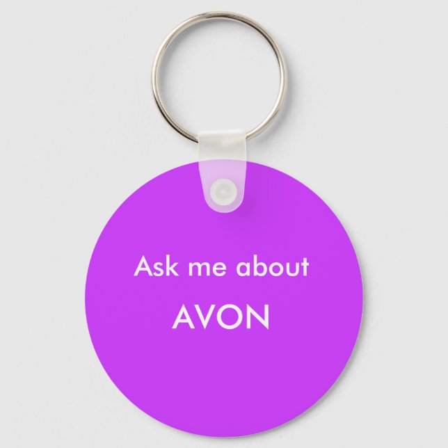 Chaveiro Pergunte-me sobre, AVON (Frente)