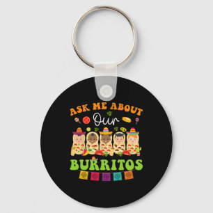 Chaveiro Pergunte-Me Sobre Burritos Mexicanos Taco Nicu Enf