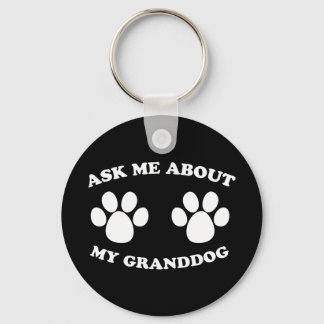 Chaveiro Pergunte-Me Sobre Meu Avô (Escuro)