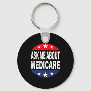Chaveiro Pergunte-me sobre o Agente de Seguro Medicare Corr