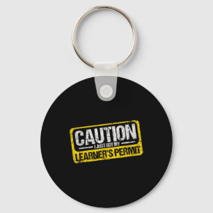 Chaveiro Permissão de Aprendiz Camiseta de Novo Motorista C