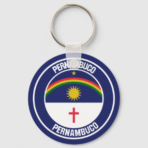 Chaveiro Pernambuco Round Emblem