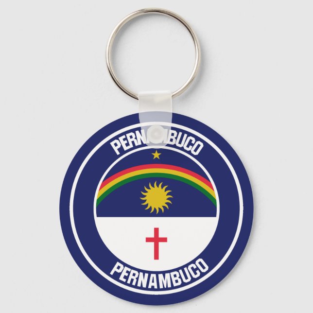 Chaveiro Pernambuco Round Emblem (Frente)
