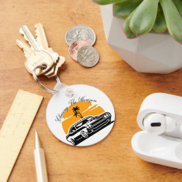 Chaveiro Perseguição do Horizon Vintage Muscle Car Sunset