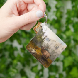 Chaveiro "Perseverance The Elk" Cabin