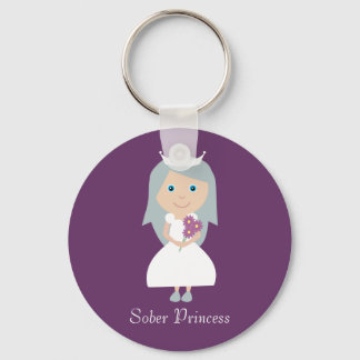 Chaveiro Personagem de desenho animado Cute Sober Princesa