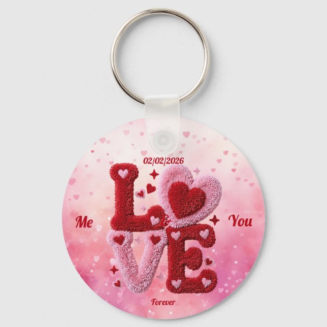 Chaveiro personalizable Valentine Days's  (Frente)