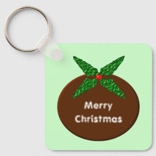 Chaveiro Personalização de pudim de Natal