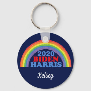 Chaveiro Personalização do Rainbow 2020 Biden Harris