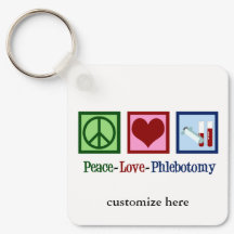 Personalização Phlebotomist Peace Love Phlebotomy